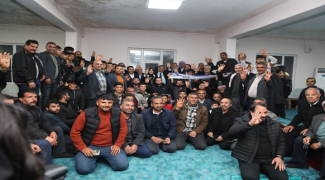 Eyyübiye'de Aşiretlerden AK Parti ve Mehmet Kuş'a tam destek