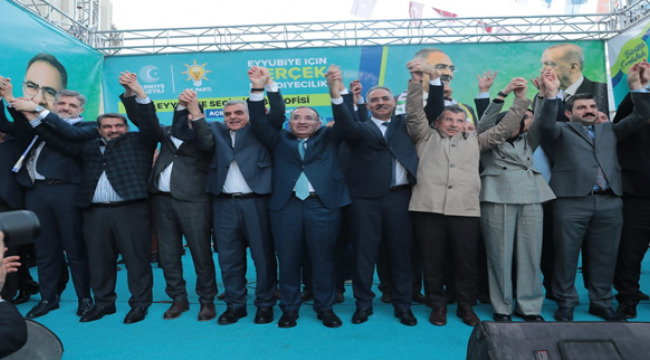 Eyyübiye'deki muhteşem açılışta müjdeler verildi