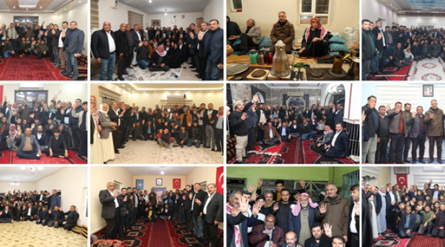 Eyyübiye Kırsalında AK Parti'den Başka Yok