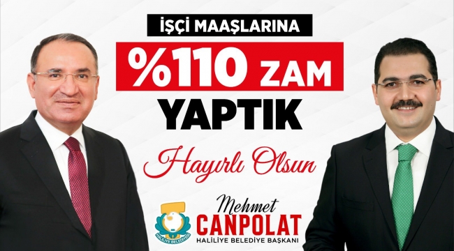 Haliliye Belediyesi işçi maaşlara rekor zam yaptı!