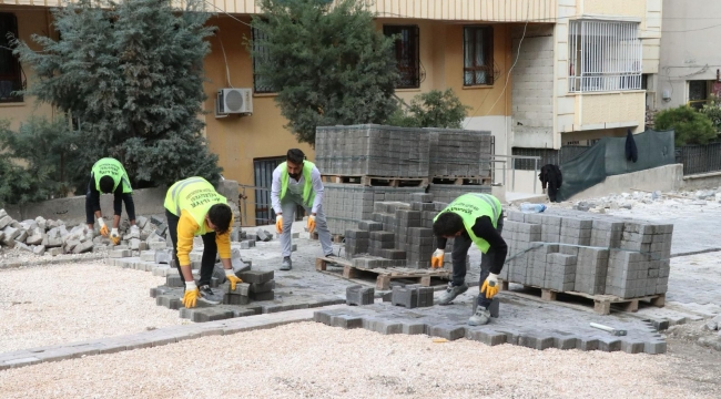 Haliliye Belediyesi üst yapı çalışmaları sürüyor 