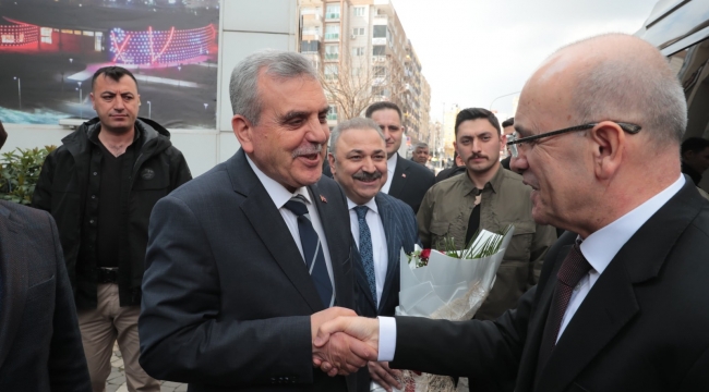 Hazine ve Maliye Bakanı Şimşek'ten Başkan Beyazgül'e Ziyaret