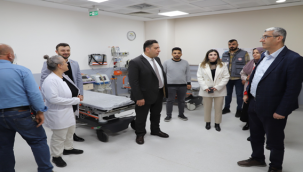 İl Sağlık Müdürü Solmaz Halfeti de ki Sağlık tesislerini ziyaret etti