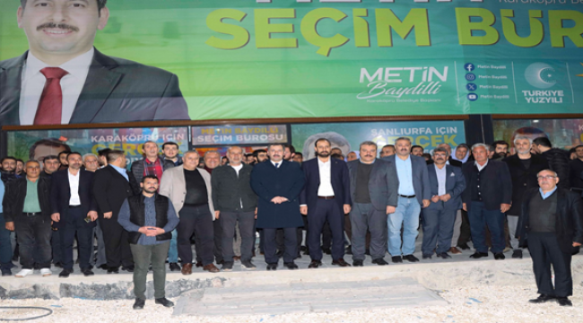 Karaköprü'de Yeni Katılımlarla Başkan Baydilli'ye destek artıyor