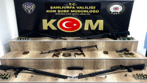 Şanlıurfa'da 4 farklı operasyonda çok sayıda silah ve uyuşturucu ele geçirildi