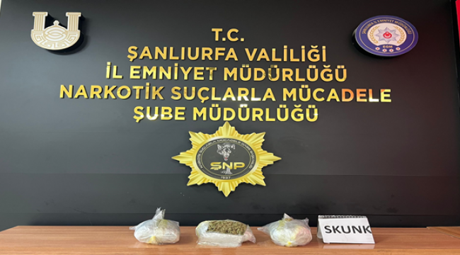 Şanlıurfa'da bir haftalık uyuşturucu operasyonu!