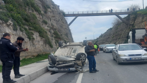 Şanlıurfa'da otomobil takla attı, 1 yaralı