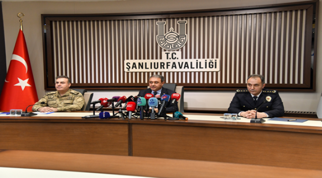 Şanlıurfa'da suça ve suç işleyenlere yer yok