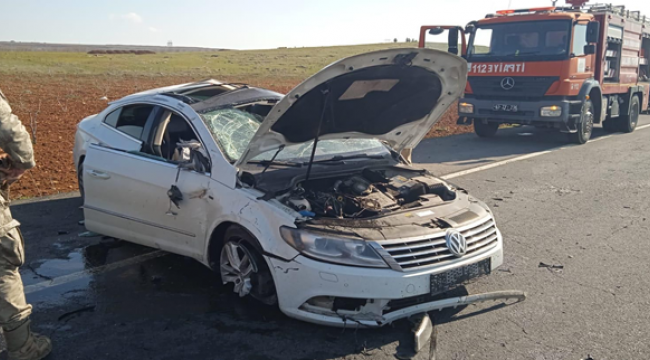 Şanlıurfa'da trafik kazası, 2 yaralı