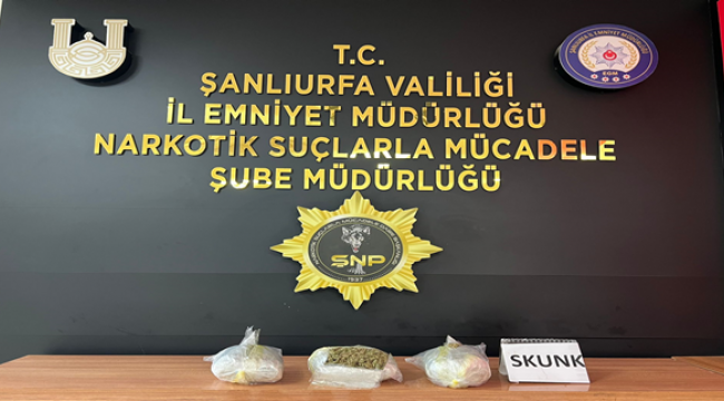 Şanlıurfa'da uyuşturucu operasyon, 1 gözaltı