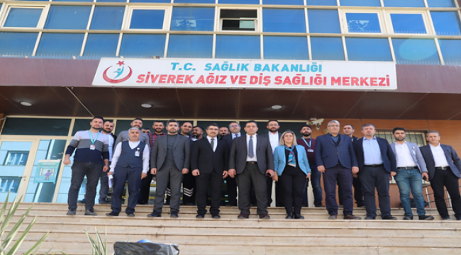 Solmaz Siverek ağız ve diş merkezini incelemede bulundu