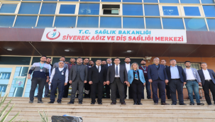 Solmaz Siverek ağız ve diş merkezini incelemede bulundu