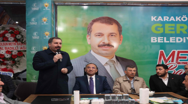 TBMM Başkanvekili Bozdağ'dan Başkan Baydilli'nin seçim ofisine ziyaret