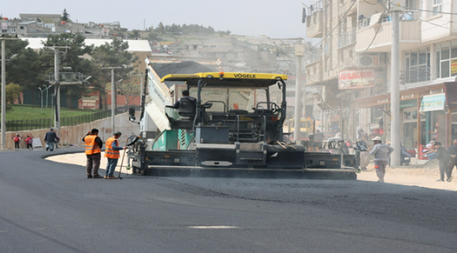 Turizm Yolu'nda Asfalt Çalışması 