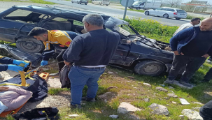 Urfa'da trafik kazası, 2 yaralı