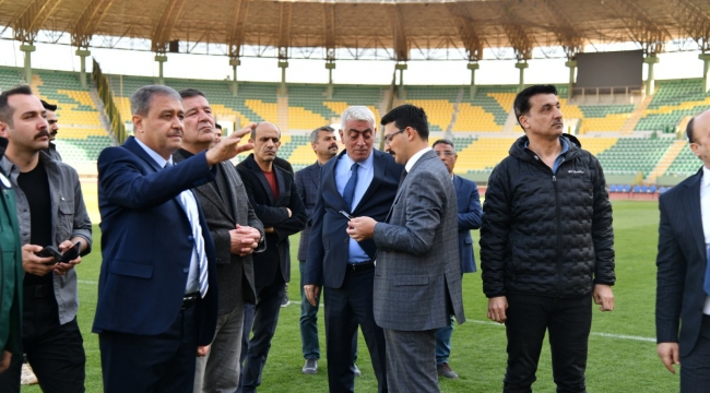 Vali Şıldak, Süper Kupa Öncesi 11 Nisan Stadyumu'nda Denetimde