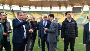 Vali Şıldak, Süper Kupa Öncesi 11 Nisan Stadyumu'nda Denetimde