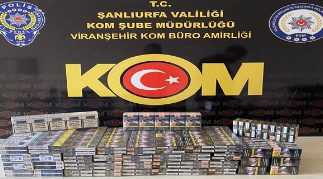 Viranşehir'de kaçakçılara operasyon!