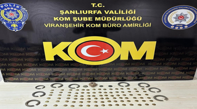 Viranşehir'de tarihi eser operasyonu, 1 gözaltı