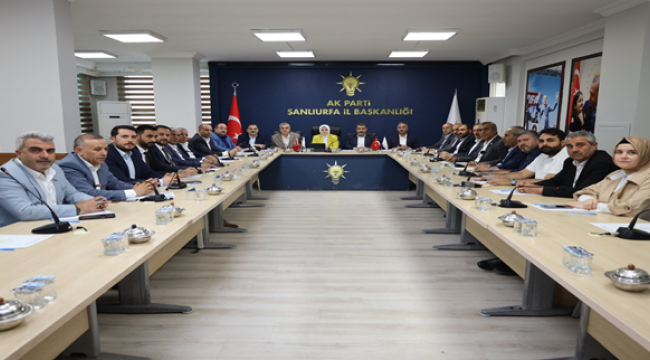 AK Parti Yerel Yönetimler Koordinatörü Köseoğlu Şanlıurfa'da