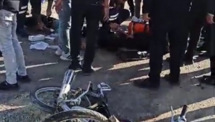 Akçakale yolunda feci kaza, 2 yaralı 