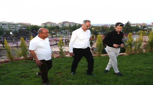 Başkan Mehmet Kuş Batıkent TOKİ Tematik Parkı'nı İnceledi