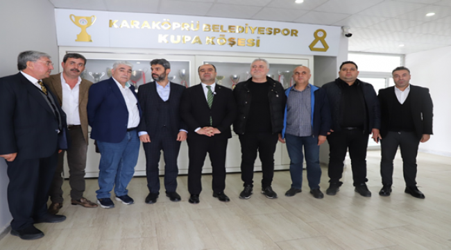 Başkan Nihat Çiftçi: "Tüm İmkânlarımızla Karaköprü Belediyespor'un Arkasında Olacağız"