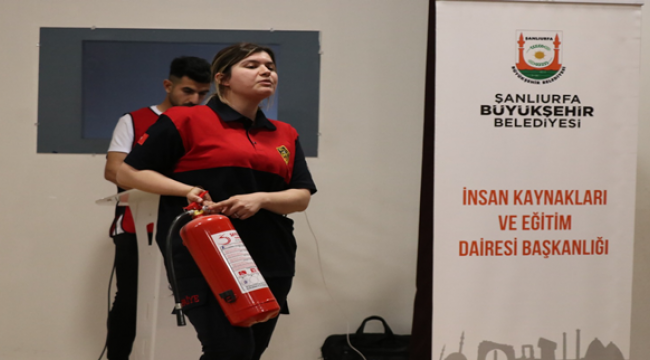 Büyükşehir Personeline "Yangın Önleme Tedbirleri" Konulu Eğitim 