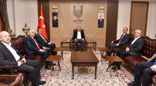 Gençlik ve Spor Bakanı Osman Aşkın Bak ve TFF Başkanı Şanlıurfa'da