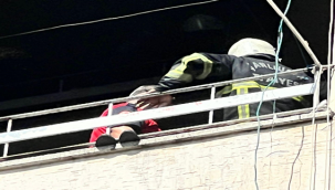 Haliliye'de çıkan yangında 1 kişi dumandan etkilendi