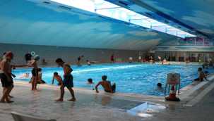 Şanlıurfa Büyükşehir belediyesinin yüzme havuzlarına yoğun ilgi 