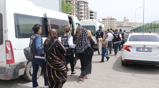 Şanlıurfa'da fuhuş operasyonu, 6  tutuklama 