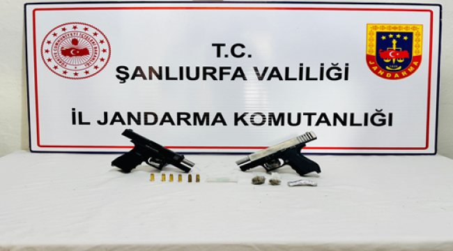 Şanlıurfa'da Uyuşturucu ve Silahla Yakalandı
