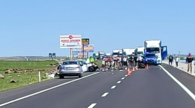 Siverek'te feci kaza: 2 Ölü 6 yaralı
