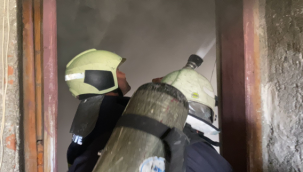 Yeşildirek'te mesken yangını!