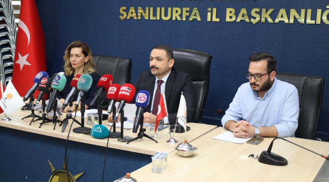 AK Parti Şanlıurfa İl Başkanlığından 27 Mayıs açıklaması