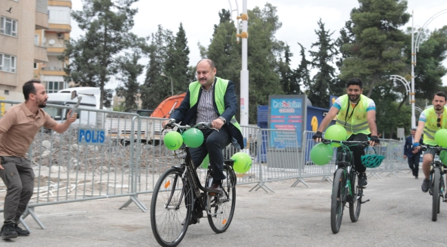 Başkan Gülpınar, farkındalık için pedal çevirdi