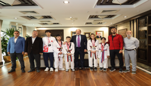 Başkan Gülpınar, Genç sporcularla buluştu