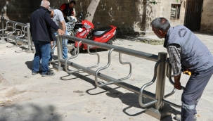 Büyükşehir'den motosiklet park alanı  