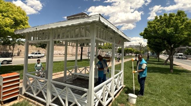 Eyyübiye parkları her yaz daha güzelleşiyor