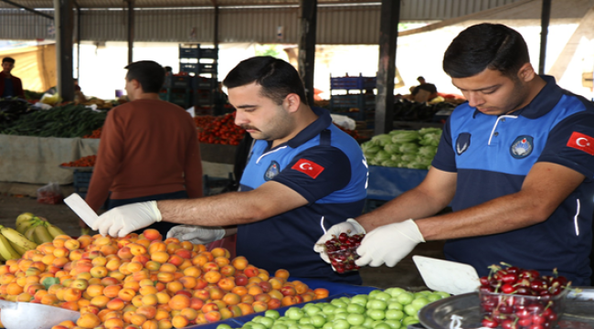 Haliliye Zabıtası Pazar Yerlerini Denetledi 