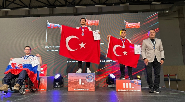 Haliliyeli sporcu Avrupa şampiyonu oldu 
