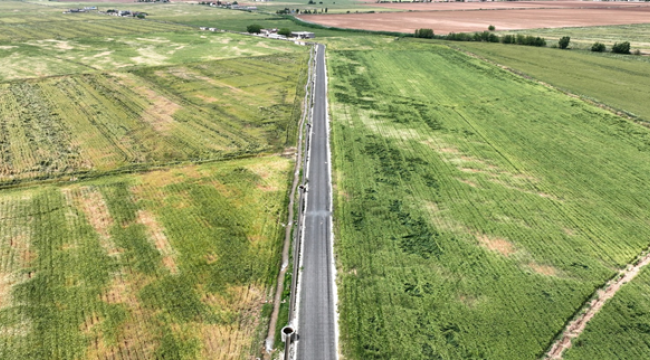 Harran'da bütün yollar asfaltla buluşuyor