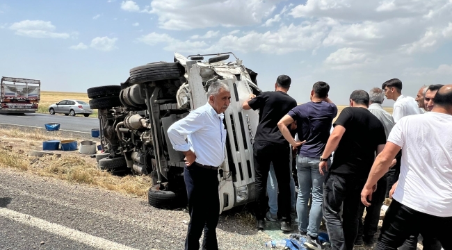 Hilvan'da trafik kazası, 2 yaralı