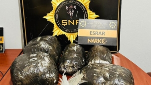Şanlıurfa'da  7 Kilo 360 Gram esrar maddesi, ele geçirildi