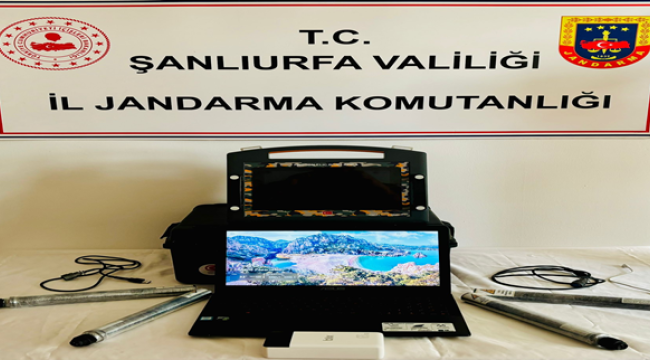 Şanlıurfa'da define avcıları operasyon, 2 gözaltı