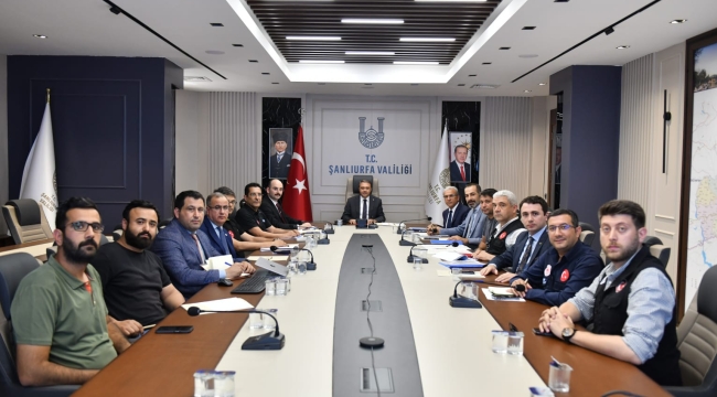 Şanlıurfa'da Deprem Sonrası Yapılan Çalışmalar Değerlendirildi