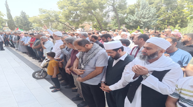 Şanlıurfa'da Hasan için saf tuttular
