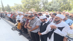 Şanlıurfa'da Hasan için saf tuttular