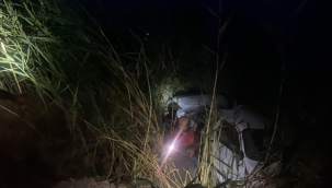 Şanlıurfa'da otomobil kanala uçtu: 2 yaralı